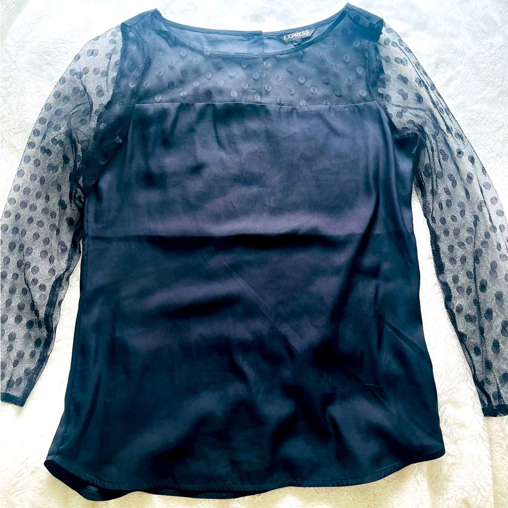 Black Express long sleeve top